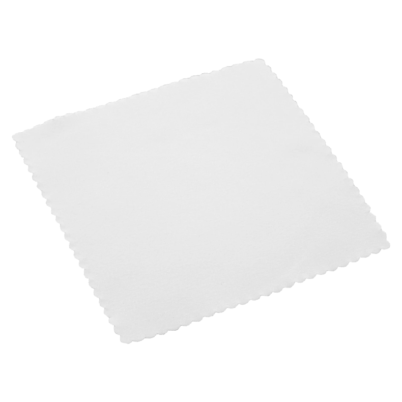 Chiffon en daim 12x12 cm blanc 10 pièces