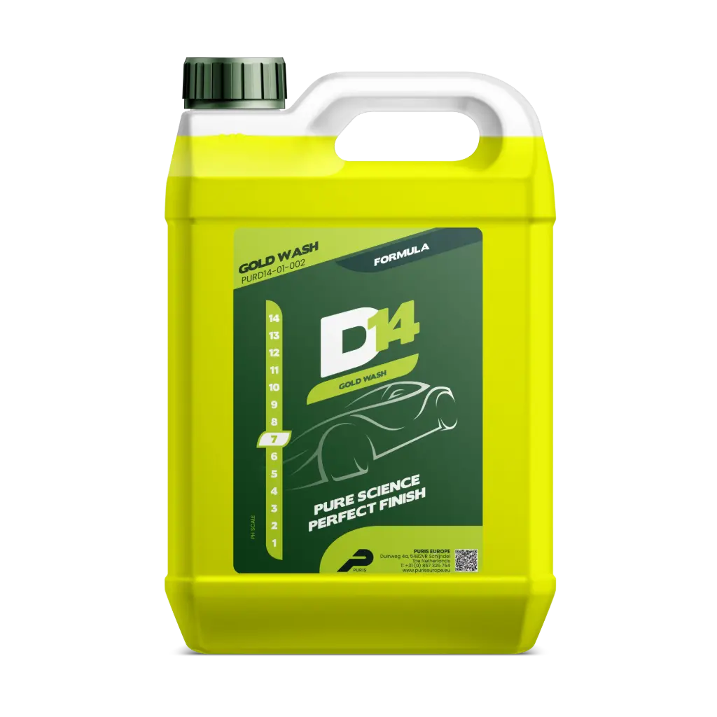 D14 Gold wash & wax