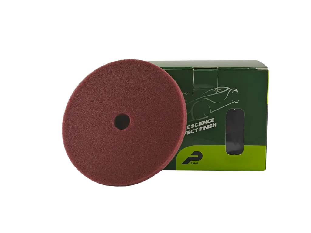 DA Foam pad burgundy medium cutting, BOX